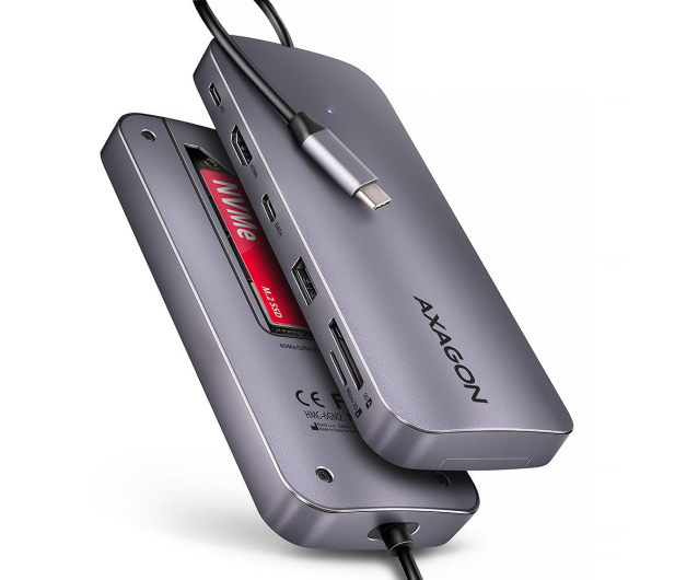 Axagon HUB HMC-6GM2 USB 6 in1 10Gbps hub - 1185574 - zdjęcie 3